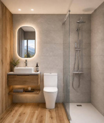 Baños de líneas limpias